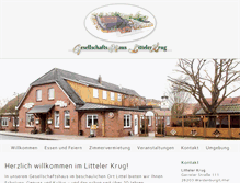 Tablet Screenshot of litteler-krug.de